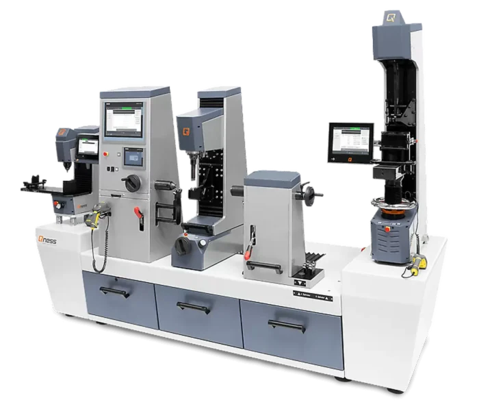 Crank shaft testing incl. flank testing
